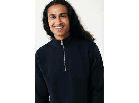 IQONIQ Elgon Quarter-Zip-Sweater aus rec. Baumwolle