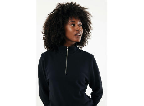 IQONIQ Elgon Quarter-Zip-Sweater aus rec. Baumwolle