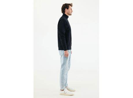 IQONIQ Elgon Quarter-Zip-Sweater aus rec. Baumwolle
