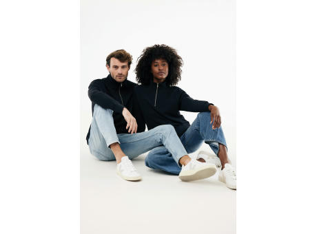 IQONIQ Elgon Quarter-Zip-Sweater aus rec. Baumwolle