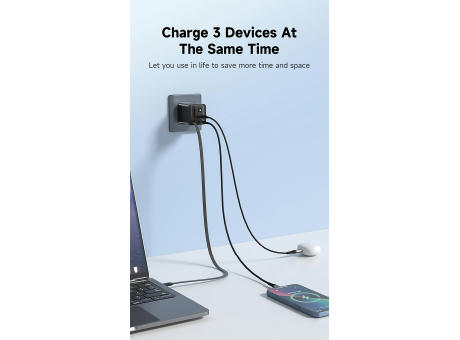 Urban Vitamin Mendocino 65W GaN-Charger mit einziehb. Kabel