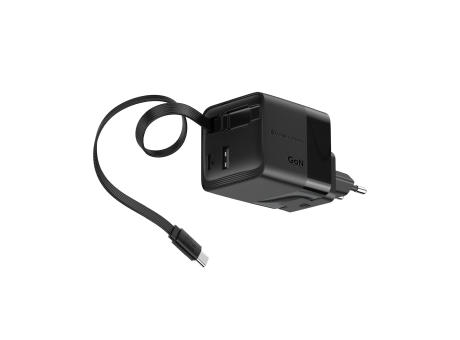 Urban Vitamin Mendocino 65W GaN-Charger mit einziehb. Kabel
