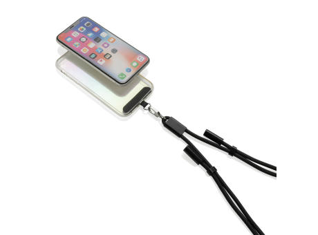 LoopAmp verstellbares 160cm 60W Telefonkabel aus RCS rPET