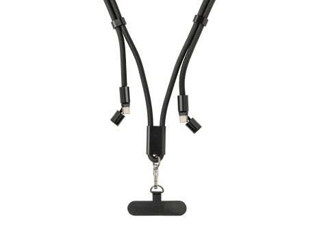 LoopAmp verstellbares 160cm 60W Telefonkabel aus RCS rPET