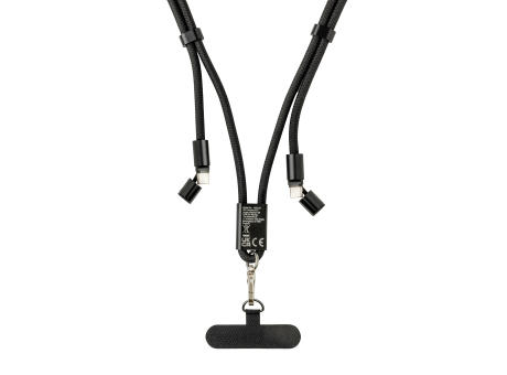 LoopAmp verstellbares 160cm 60W Telefonkabel aus RCS rPET