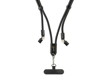 LoopAmp verstellbares 160cm 60W Telefonkabel aus RCS rPET