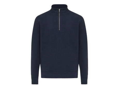 IQONIQ Elgon Quarter-Zip-Sweater aus rec. Baumwolle
