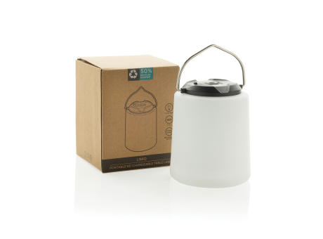 Limio tragbare wiederaufladbare Tischlampe aus RCS rec. ABS