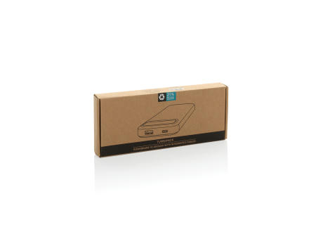 Turbopack 10000mAh Powerbank mit integr. Kabeln aus RCS rABS