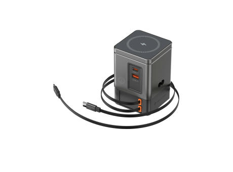 Urban Vitamin Sacramento 105W GaN Charger mit einz. Kabeln