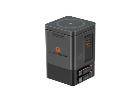 Urban Vitamin Sacramento 105W GaN Charger mit einz. Kabeln