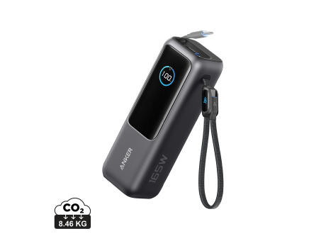 Anker Powerbank 25.000mAh-165W, mit integr. einziehb. Kabel