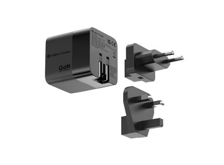 Urban Vitamin Mendocino 65W GaN-Charger mit einziehb. Kabel