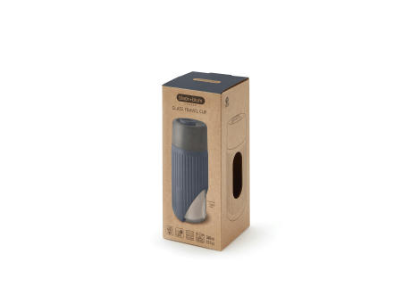 Black+Blum Glas-Reisebecher 340ml