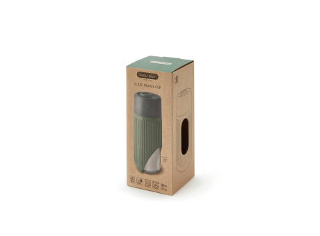 Black+Blum Glas-Reisebecher 340ml