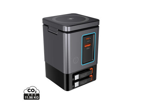Urban Vitamin Sacramento 105W GaN Charger mit einz. Kabeln