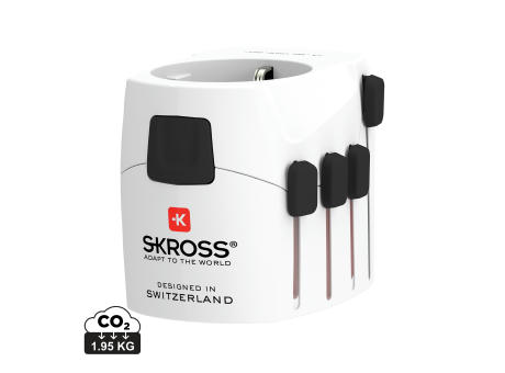 SKROSS Pro 3-Pole World Travel Adapter
