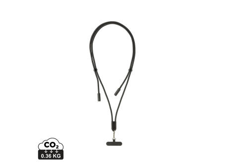 LoopAmp verstellbares 160cm 60W Telefonkabel aus RCS rPET