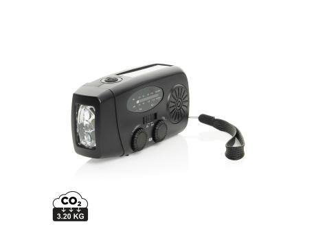 RescueWave Notfallradio aus RCS recyceltem Kunststoff