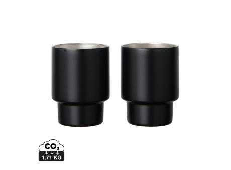 VINGA Nagano RCS recycelte Edelstahlbecher, 2er-Set