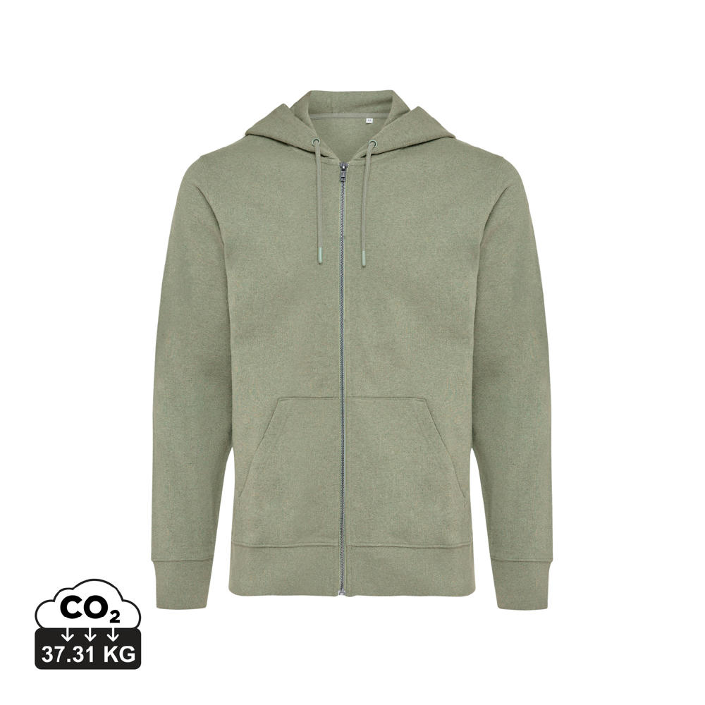IQONIQ Abisko Zip-Kapuzenpullover aus recycelter Baumwolle