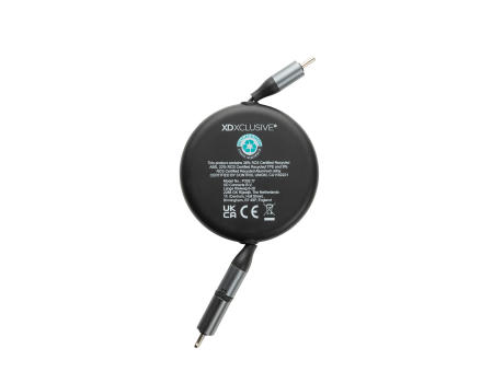 Terra ausziehbares 240W 2-in-1 Kabel aus RCS rec. Aluminium