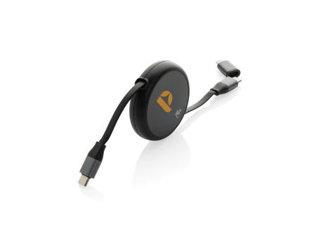 Terra ausziehbares 240W 2-in-1 Kabel aus RCS rec. Aluminium