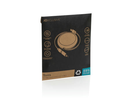 Terra ausziehbares 240W 2-in-1 Kabel aus RCS rec. Aluminium