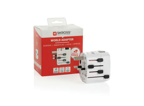 SKROSS Pro 3-Pole World Travel Adapter