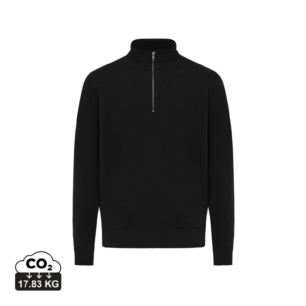 IQONIQ Elgon Quarter-Zip-Sweater aus rec. Baumwolle
