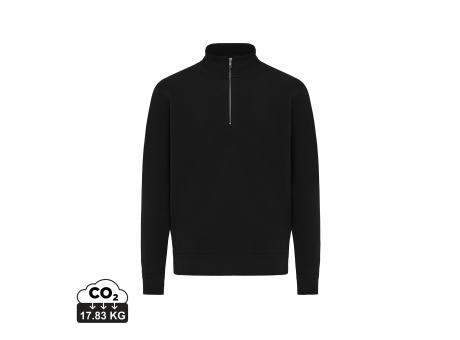IQONIQ Elgon Quarter-Zip-Sweater aus rec. Baumwolle