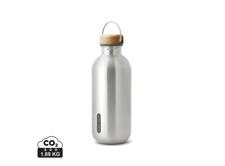 Black+Blum Stahl-Wasserflasche 600ml