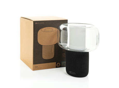 Lux 10W Lautsprecherlampe aus RCS recyceltem Kunststoff