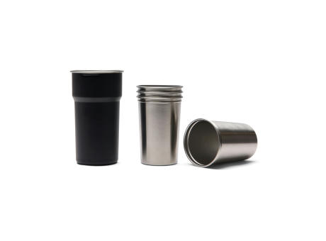 VINGA Parks Becher aus RCS Stainles Steel, 4 Stück, 250ml