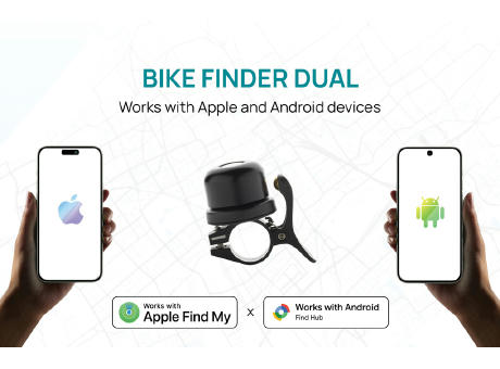 Bikefinder Dual RCS Fahrradklingel mit weltweiter Ortung