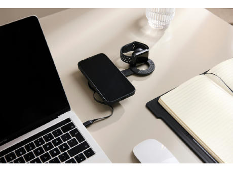 VINGA Baltimore 2-in-1 kabelloser 15W RCS Travel Charger