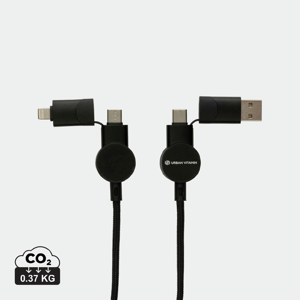 Oakland RCS rKunststoff 1,2m 6-in-1 Fast-Charging 45W Kabel