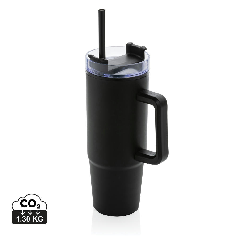 Tana Becher aus RCS recyceltem Kunststoff mit Griff 750ml