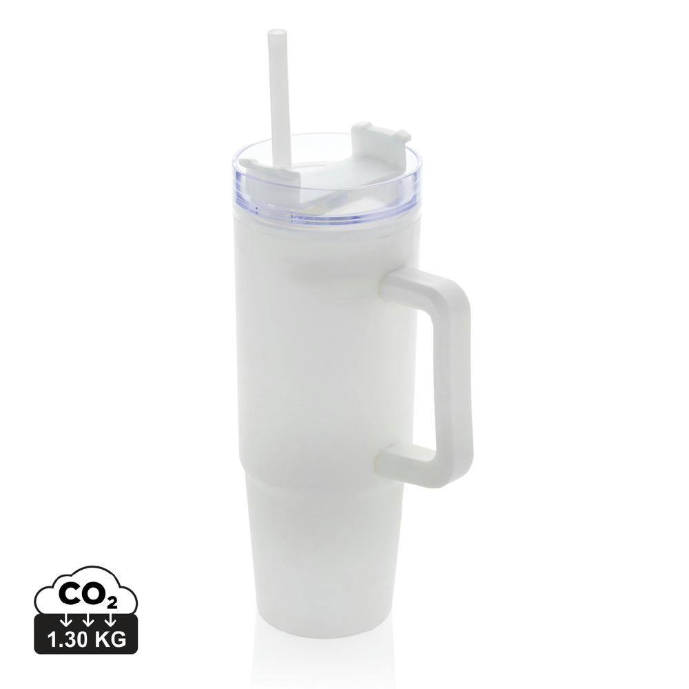 Tana Becher aus RCS recyceltem Kunststoff mit Griff 750ml