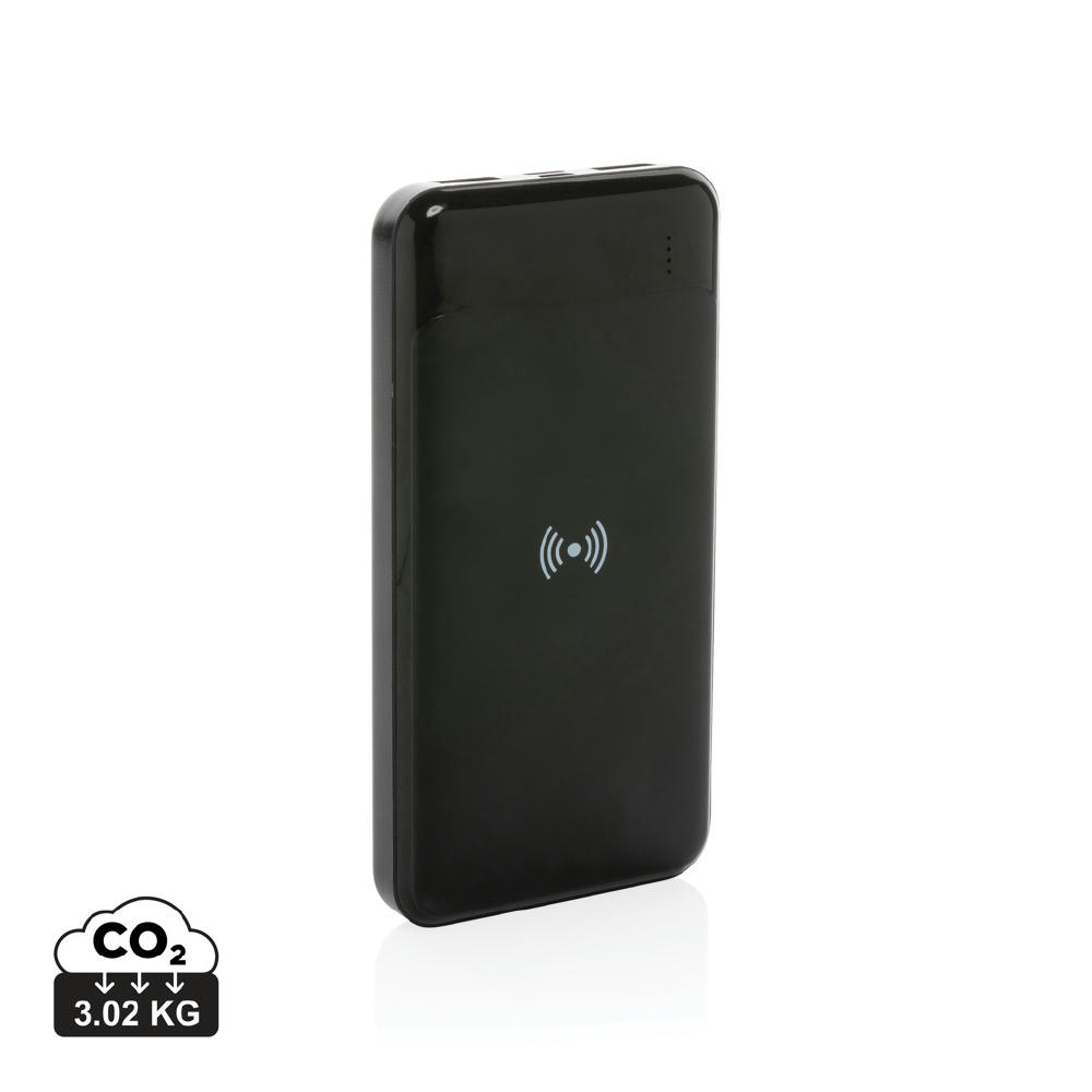 Wireless Powerbank aus RCS Standard recyceltem Kunststoff