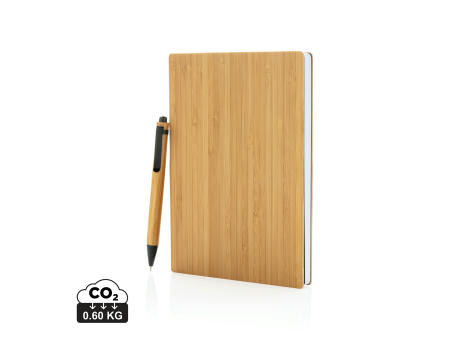 A5 Bambus Notizbuch & Stift