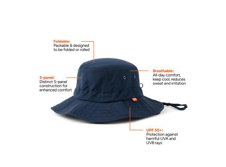 Nordic Drift RCS Horizon UPF 50+ Bucket-Hat