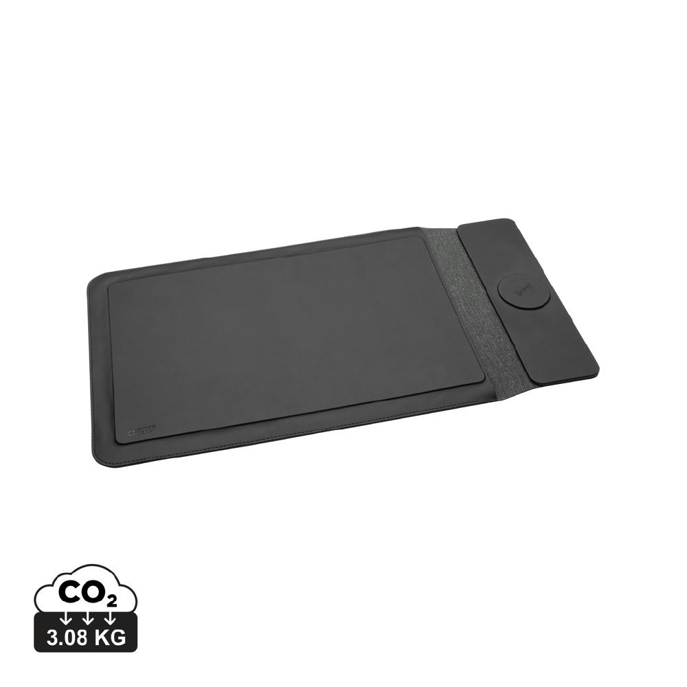 Swiss Peak magnet. 15,6" Laptop-Sleeve mit 15W Ladefunktion