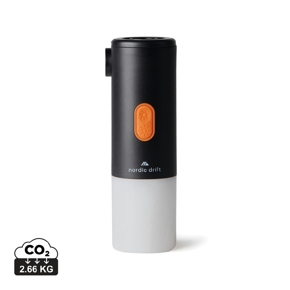 Nordic Drift Titan 2-in-1-Luftpumpe und Campinglampe