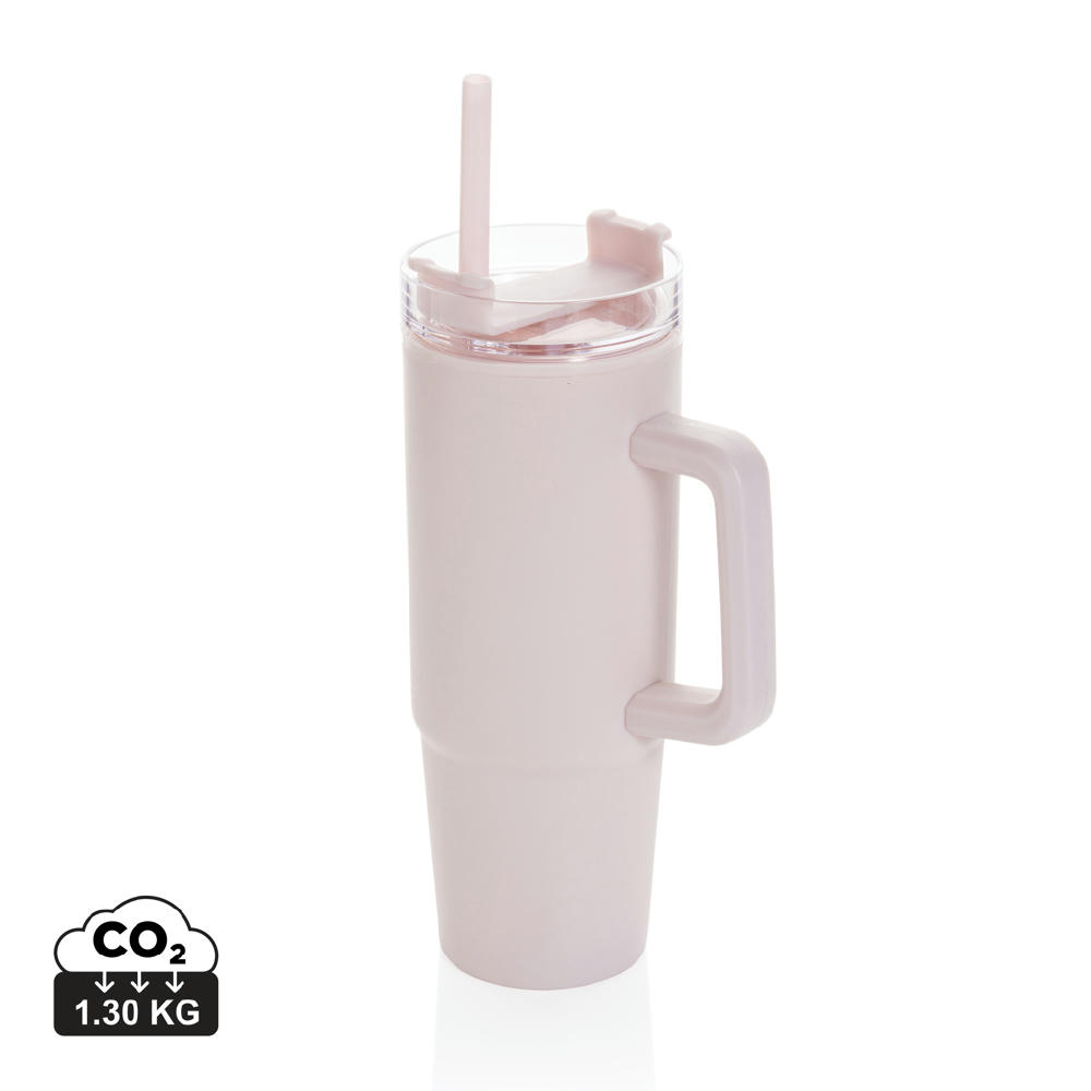 Tana Becher aus RCS recyceltem Kunststoff mit Griff 750ml