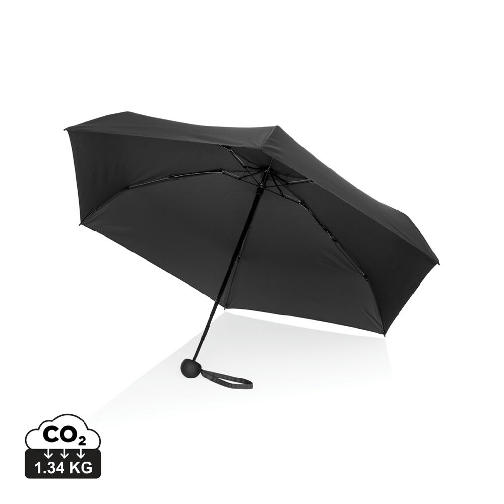 19,5“manueller Super-Mini-Schirm aus Aware™ rPET 190T Pongee