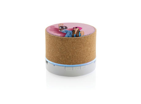 Kabelloser 3W-Lautsprecher aus Kork