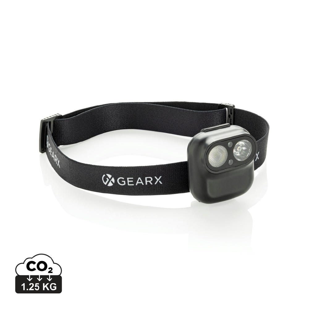 Gear X Stirnlampe mit Bewegungssensor aus RCS rec. ABS