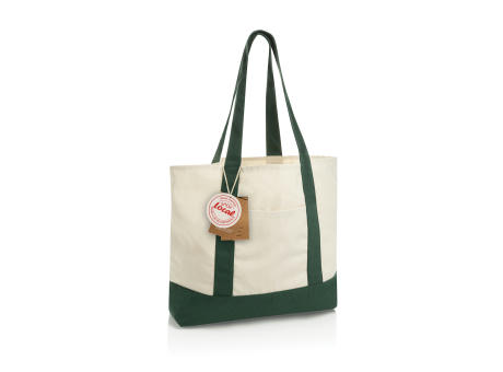 SHOP LOCAL AWARE™ Tasche aus recycelter Baumwolle, 350g/m²