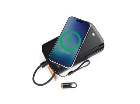 Nordic Drift Everest USB-C 60W-Schnellladekabel m. Karabiner